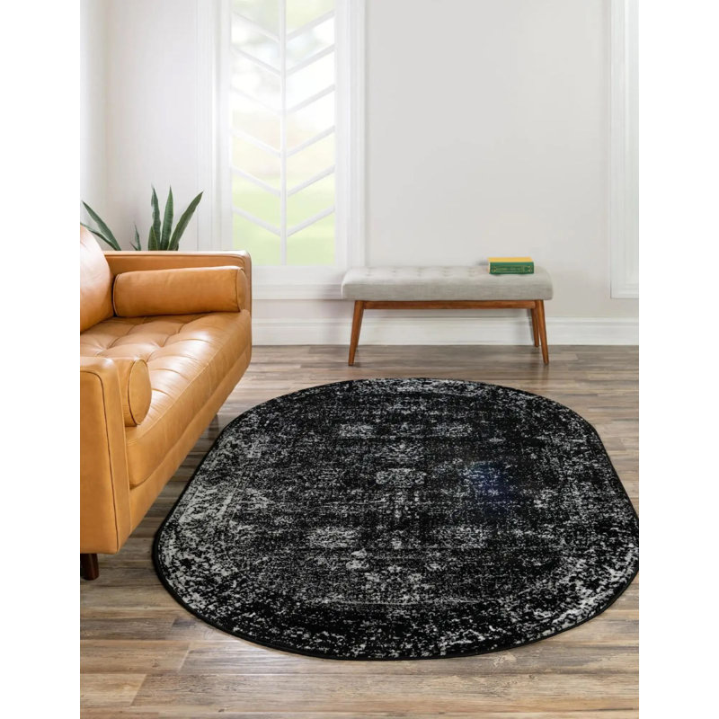 Anneliesse Oriental Indoor Rug, Oval 2' x 3'1"
