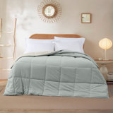 Modern Threads Sanctuary by PCT Down Alternative Microfiber Quilted Reversible Comforter & Duvet Insert - Soft, Comfortable Alternative to Goose Down - Bedding for All Seasons