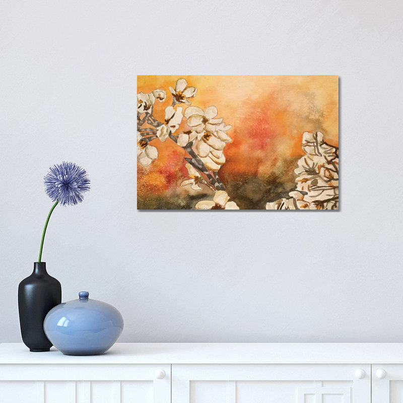 Cherry Blossom by Derek McCrea - Wrapped Canvas Print, 30.48 cm H x 45.72 cm W