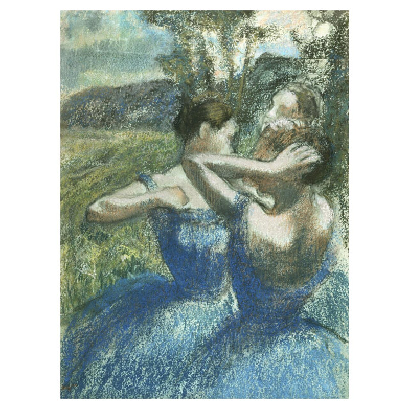 «Three Dancers» par Edgar Degas - Estampe numérique, H 40 po x l 32 po