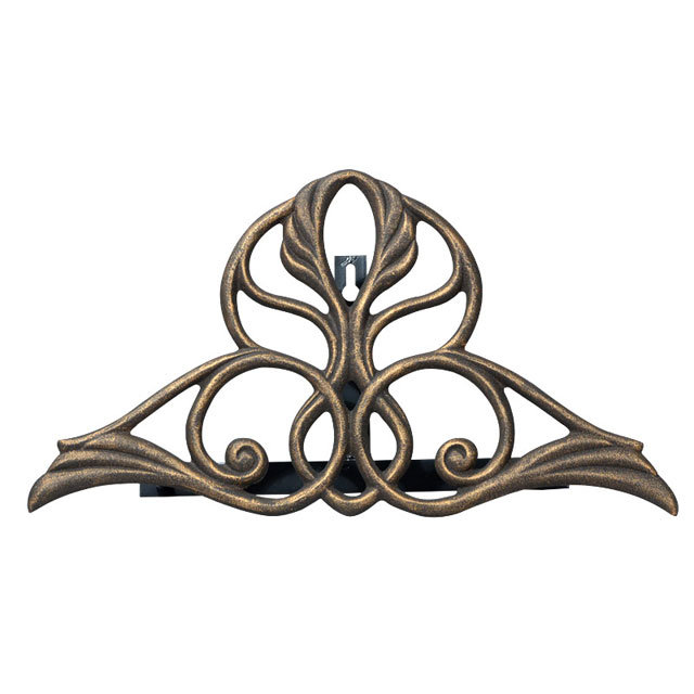 Support de tuyau mural en aluminium, Bronze huilé