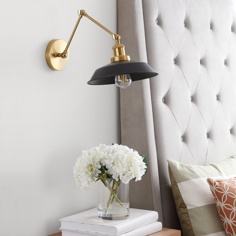 Alicia Iron Swing Arm Sconce