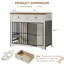 Meuble de rangement robuste pour chien de 42 po à 42 po pour petits, moyens et grands chiens-138777128-132969315