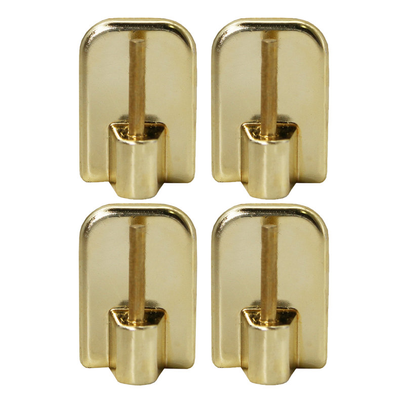 Café rod Plastic / Acrylic Adjustable Rod Socket, Gold