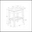 Tabouret de bar transitionnel, ensemble de 2, hauteur de comptoir, siège de selle, cuisine, aspect bois et cuir-1374945945-1374945951