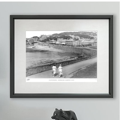Clevedon, Looking North 1929 - Single Picture Frame Print