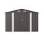 10x12ft Outdoor Storage Shed With Double Door And Vent Windows, Multi - Purpose For Backyard Poolside Large Metal Garden American Design Patio Organization