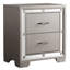 Table de chevet Metana Glory Furniture Alana G6 800N argent champagne