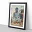 Bronze Buddha at Kamakura by Kazumasa Ogawa - Picture Frame Graphic Art Print-55513327-55513328