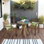 Mystic 2 - Person Wood Patio Dining Set with Round Table-88515782