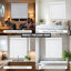 PVC Faux Wood Venetian Blinds, Moisture Resistant Window Blinds for Home & Office-1294846750-1294846729