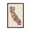 « california tompsett »,« california typography », impression sur toile, "michael tompsett" , impression sur toile-44962526-108331270-108331268