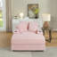 Canapé avec 2 coussins décoratifs et un repose-pieds, Canapé Comfy Sofa-130187455-130187458