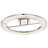 Nova - LED 23 Inch Round Flush Mount - Polished Nickel Finish - K9 Crystal