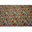 Antique Late 19th Century English Floral Needlepoint Square Rug