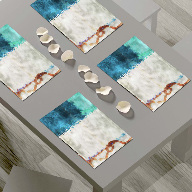 Napperon abstrait en polyester