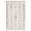 Tapis ivoire / bleu en laine / coton touffeté à la main Kratzer-172124814