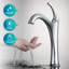 Ensemble de lavabo vasque en céramique blanche 14 po et robinet Arlo avec bonde escamotable Kraus Elavo-35678493