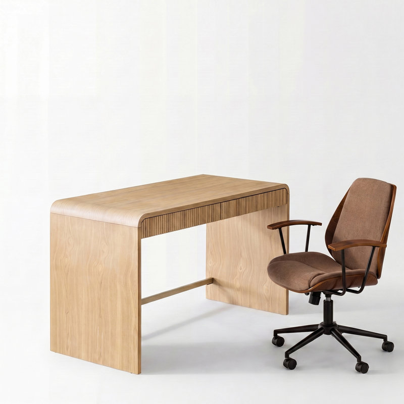 Ensembles de bureau 2 pièces Bette, Chameau