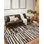Tapis abstrait crème / gris anthracite Chris Loves Julia x Loloi Alice