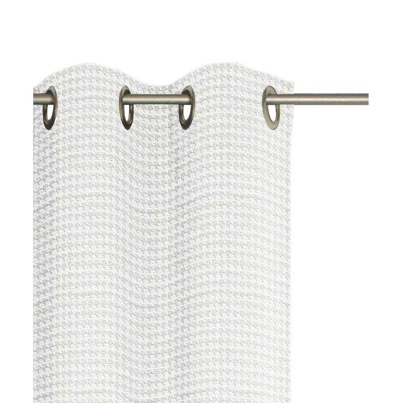 Room Darkening Single Curtain Panel, 300cm H x 132cm W, Natural Brown