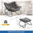 Egg Rocking Chair With Ottoman, All-Weather Wicker Lounge & Cushions-322414685