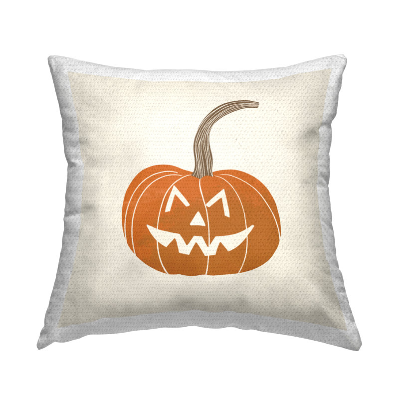 Coussin souriant Jack-o-Lantern