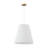 3-Light Pleated Fabric Single Pendant