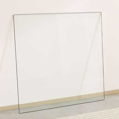 Tempered Glass Tabletop，0.23"/0.31" Thick Square Glass Panel For Dining Table, Coffee Table, Or Office Desk Replacement