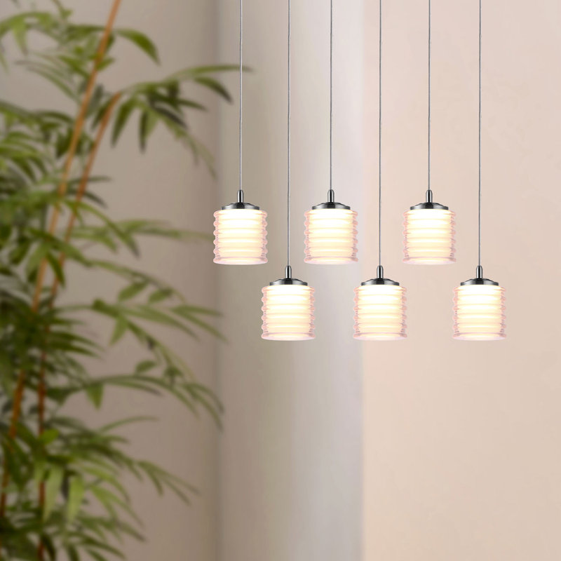 Boley 6 - Light Cluster Pendant, Nickel