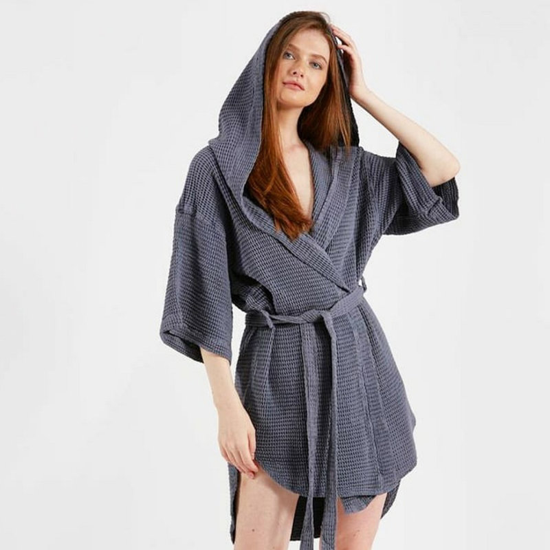 Bathrobe, Large/X-Large, Grey