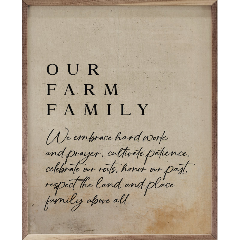 Our Farm Family Neutral, H 20 po x l 16 po