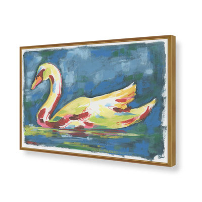 Expressive Swan II by June Erica Vess Art Print