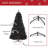 7ft Artificial Christmas Tree Unlit Douglas Fir with Realistic Branches and 1346 Tips