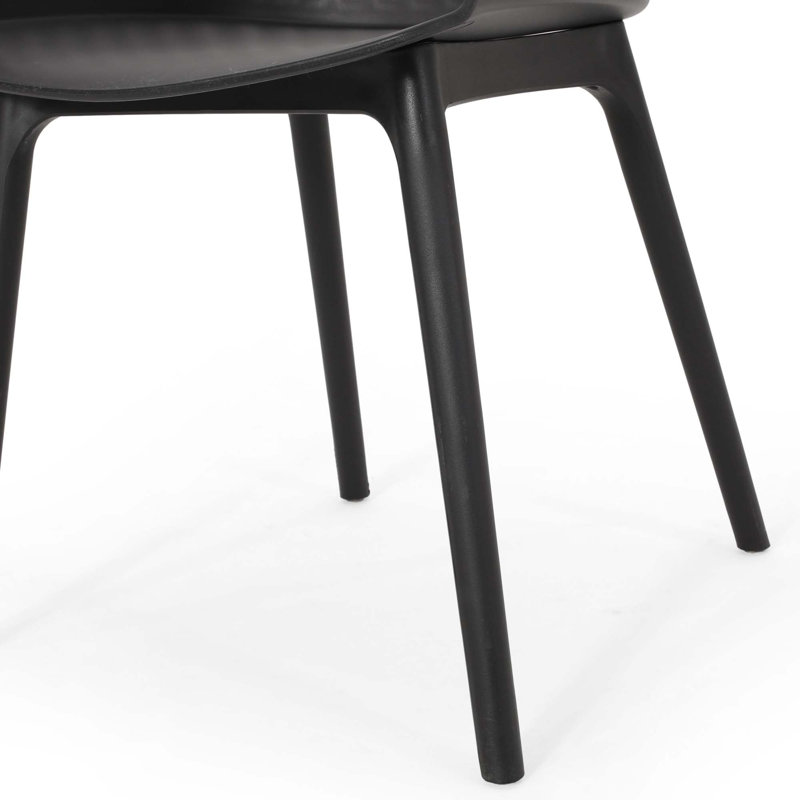 Modern Azalea Chair, Black