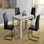 Table de salle à manger, rectangulaire, 48 po, petite, cuisine, salle à manger, stratifié gris, contemporain, moderne-376678975-376678968
