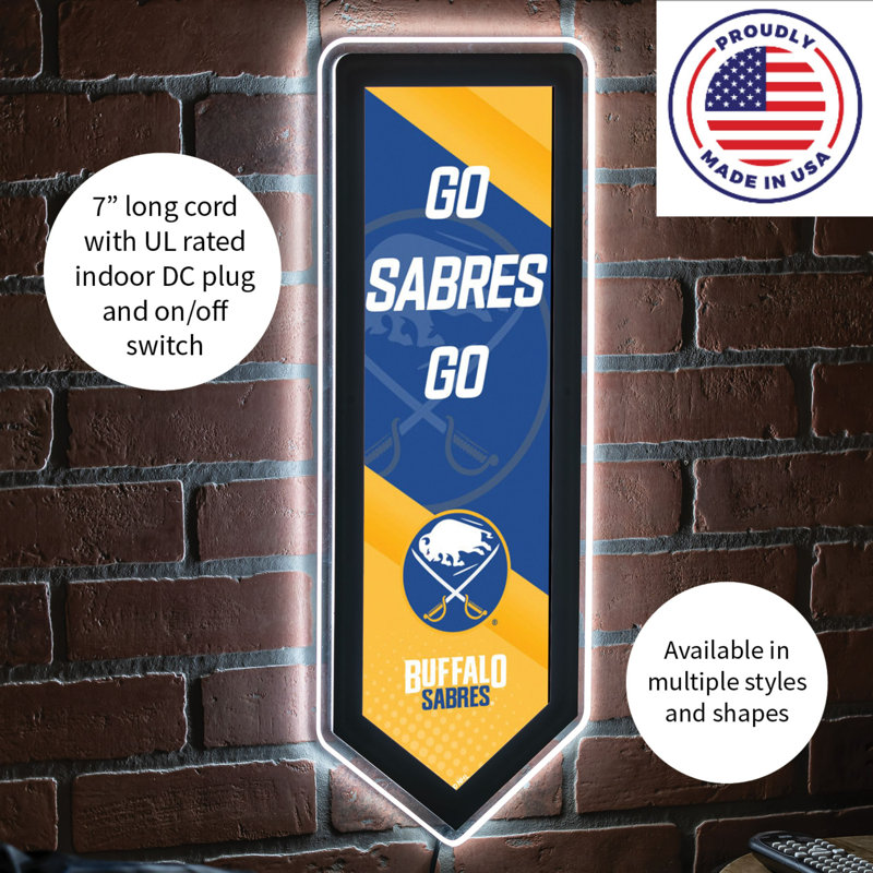 Enseigne murale NHL Team Pennant, Buffalo Sabres