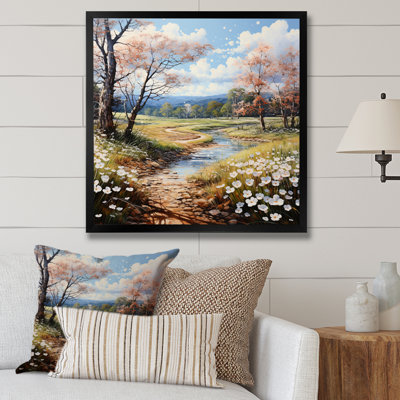 Dogwood Field Pointillism Collage II - impression