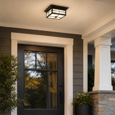 Nanticoke Glass Flush Mount
