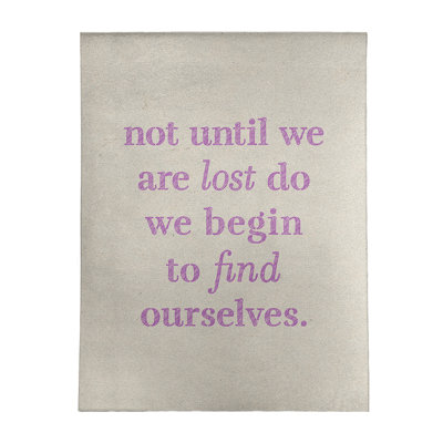 Quotes Chenille Indoor Rug