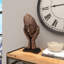 Buste brun en polystone