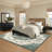 Vintage Machine Washable Bedroom Rug, Non-Slip Non-Shedding Low-Pile Dining Room Rug, Soft Rug for Living Room-2125720345