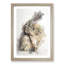Brown Rabbit in Abstract - Picture Frame Painting Print-55512898-55512899