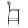Medfield 26'' Modern Upholstered Bar Stools with Curved Backrest