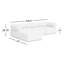 Canapé modulaire pour terrasse de 109,5 po Martinique-120756655-120797319