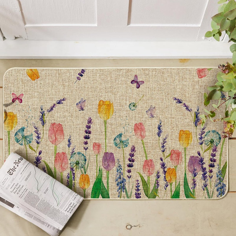 Paillasson Tulip Lavender Spring