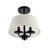 Belmont 3-Light Semi-Flush Mount Ceiling Light