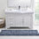 Tapis de couloir pour salle de bain en microfibre Heathered Hotel, 20 po x 60 po