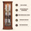 Armoire de coin en chêne américain