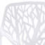 Chaise d'appoint empilable blanche Kemmel